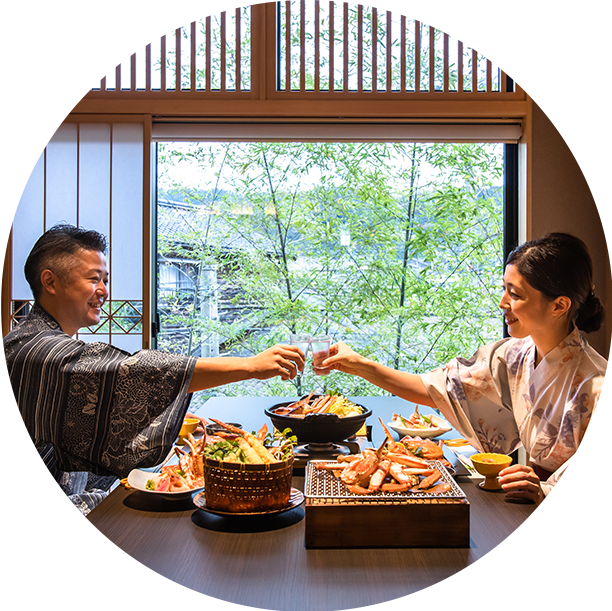 温泉の装飾