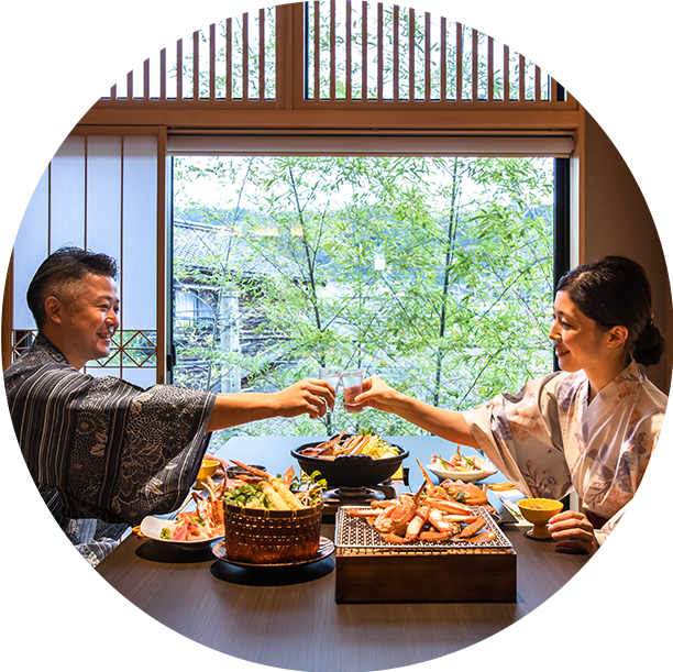 温泉の装飾